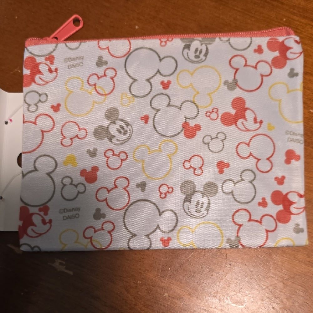 Daiso Mickey Mouse Multicolor Pouch